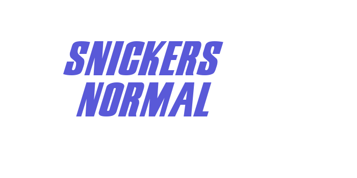 Snickers Normal Font Download