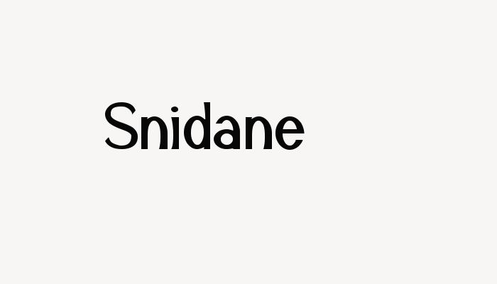 Snidane font download