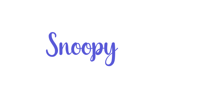 Snoopy Font Download