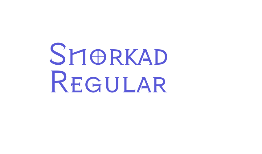 Snorkad Regular Font Download