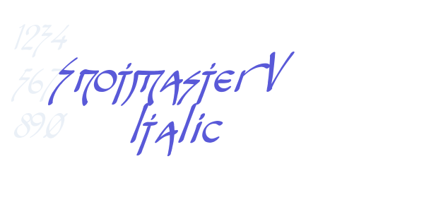 Snotmaster V Italic font