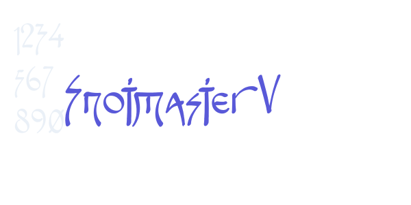 Snotmaster V font