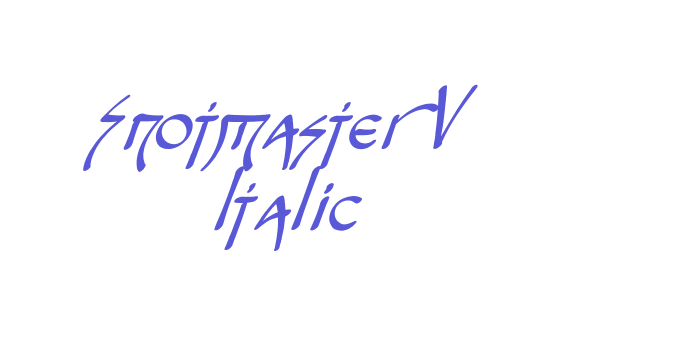 Snotmaster V Italic Font Download