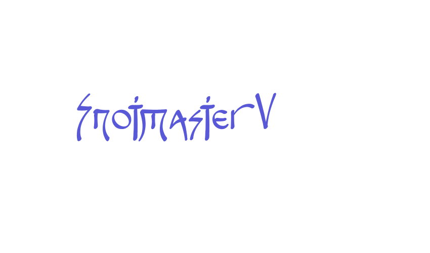 Snotmaster V Font Download