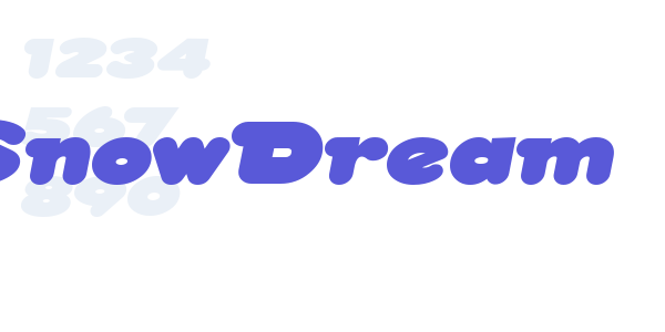 SnowDream font free