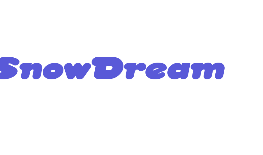 SnowDream Font