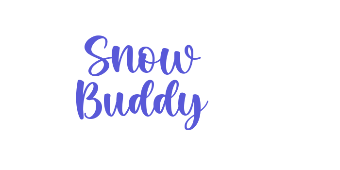 Snow Buddy Font