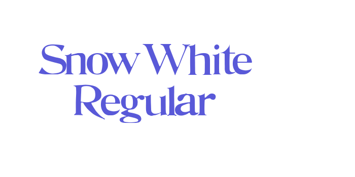 Snow White Regular Font Download