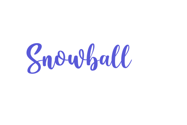 Snowball Font