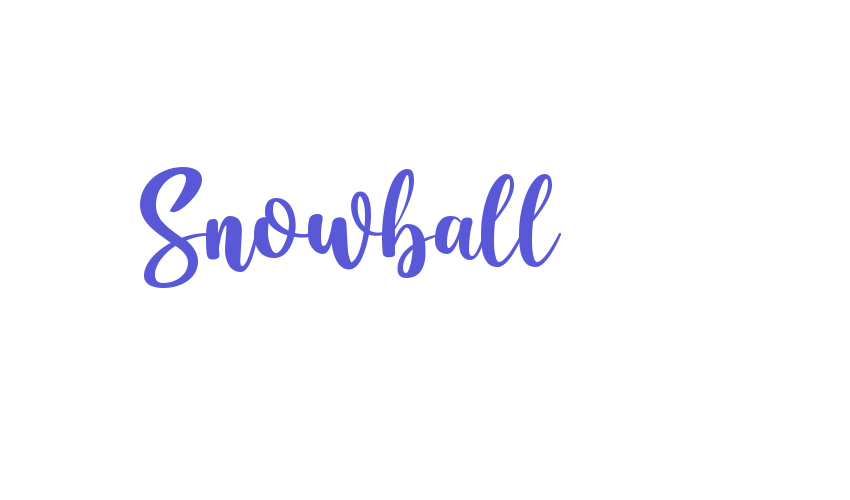 Snowball Font