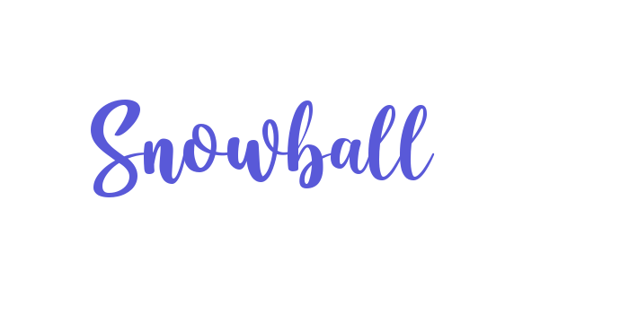 Snowball Font Download