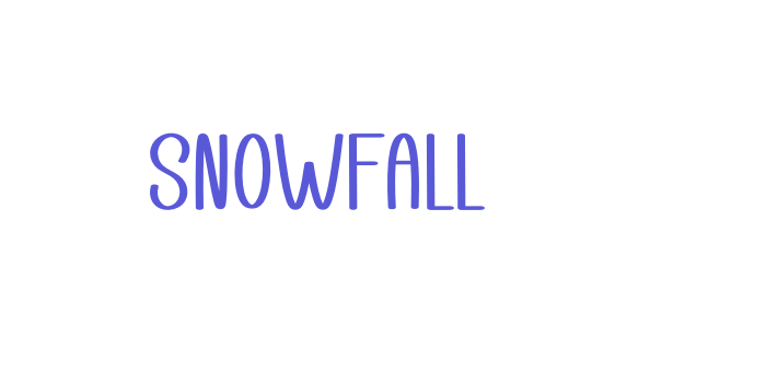 Snowfall Font