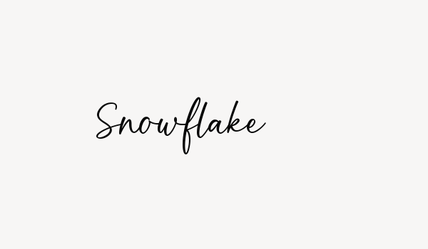 Snowflake Font