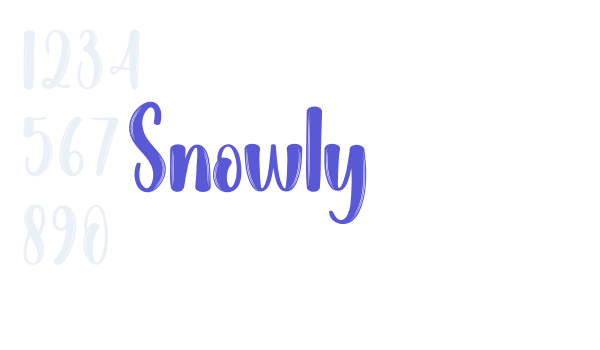 Snowly Font