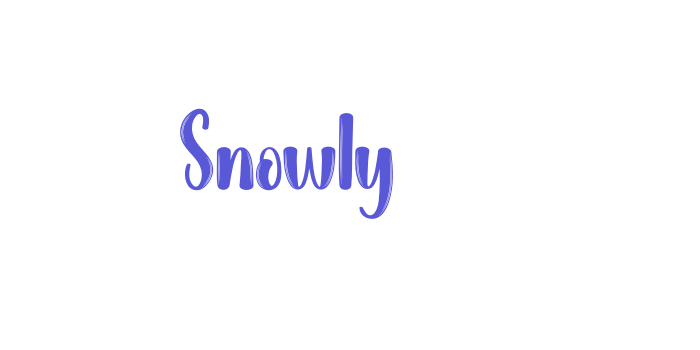 Snowly Font Download