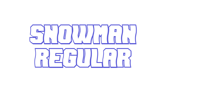 Snowman Regular Font Download