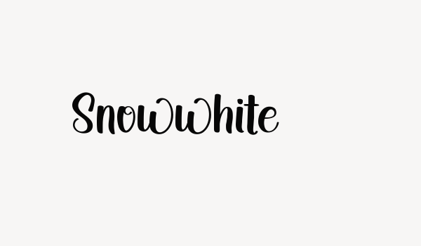 Snowwhite Font