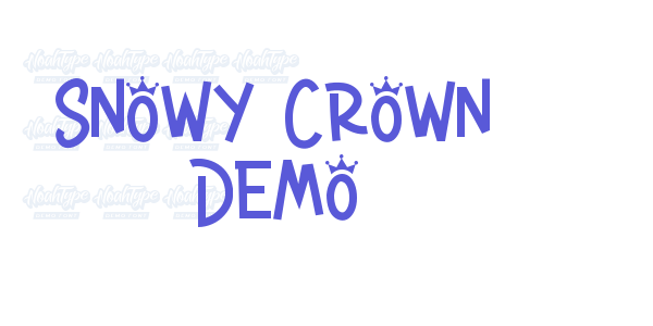 Snowy Crown Demo font free