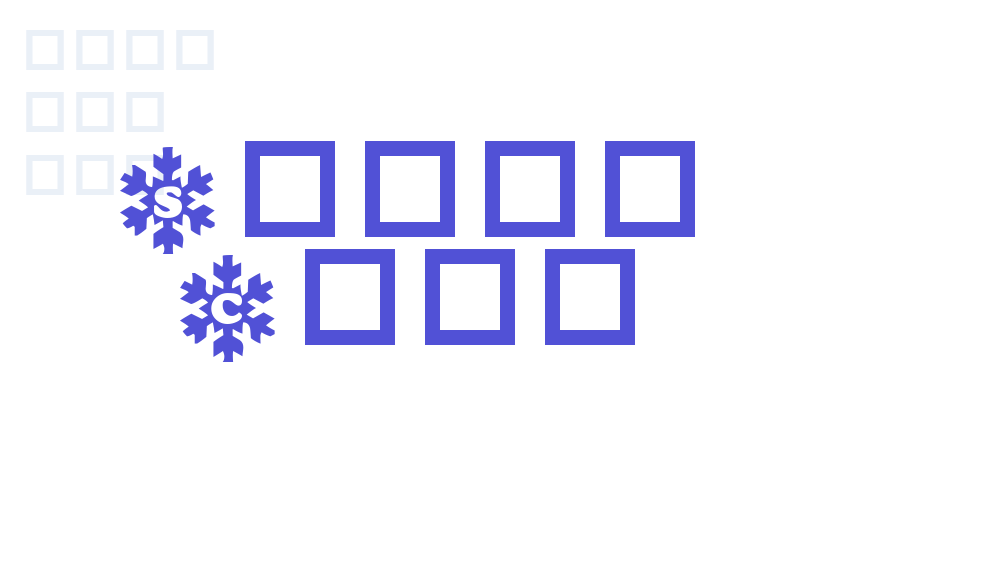 Snowy Caps-font-download