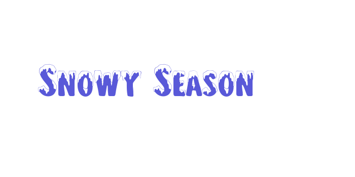 Snowy Season Font Download