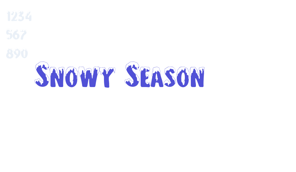 Snowy Season-font-download