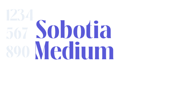 Sobotia Medium font free