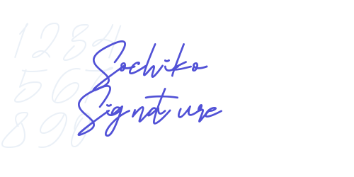 Sochiko Signature-font-download