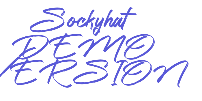 Sockyhat DEMO VERSION Font