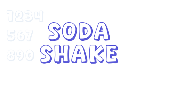 Soda Shake font free