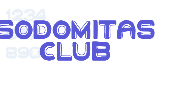 Sodomitas Club font free