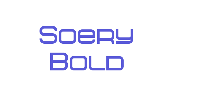 Soery Bold Font