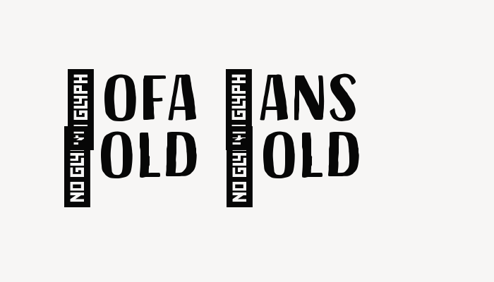 Sofa Sans Bold Bold font download