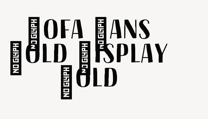 Sofa Sans Bold Display Bold font download