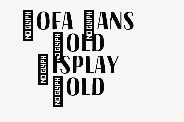 Sofa Sans Bold Display Bold font download