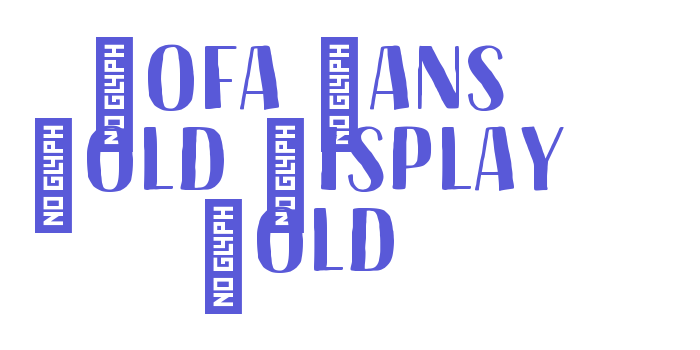 Sofa Sans Bold Display Bold Font Download