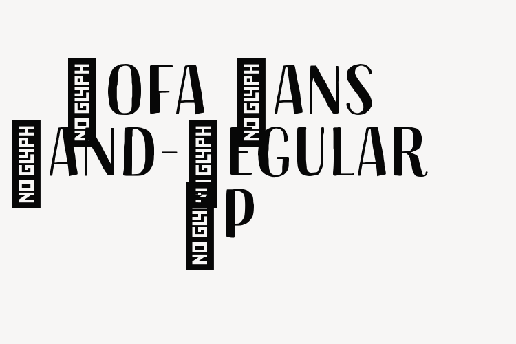 Sofa Sans Hand-Regular DP font download