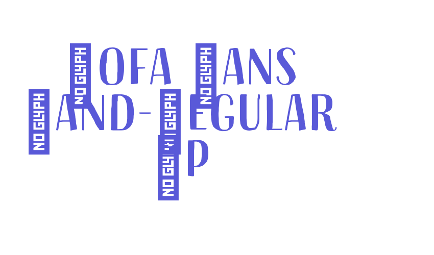 Sofa Sans Hand-Regular DP Font