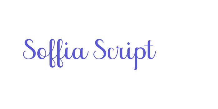 Soffia Script Font Download