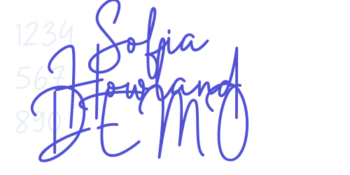 Sofia Howland DEMO-font-download