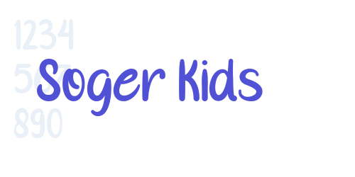 Soger Kids-font-download