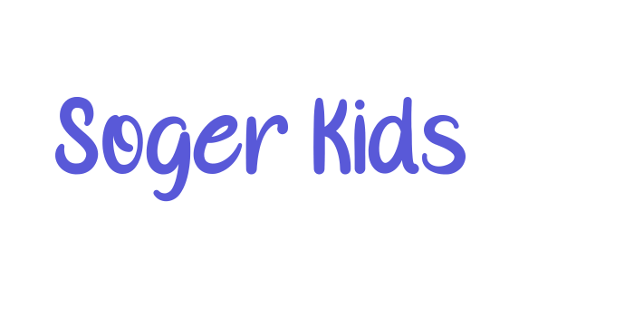 Soger Kids Font