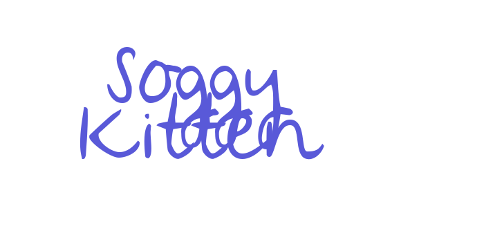 Soggy Kitten Font Download