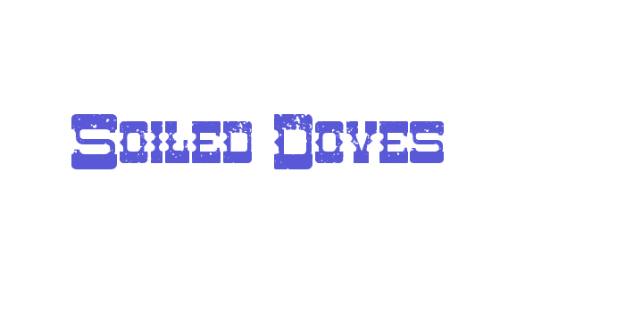 Soiled Doves Font Download