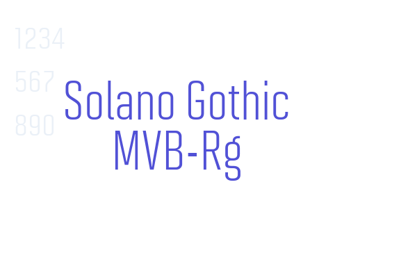Solano Gothic MVB-Rg