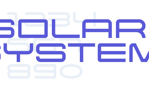 Solar System Font Download