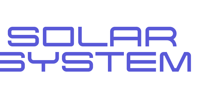 Solar System Font Download