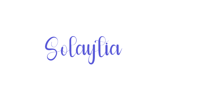 Solaytia Font Download