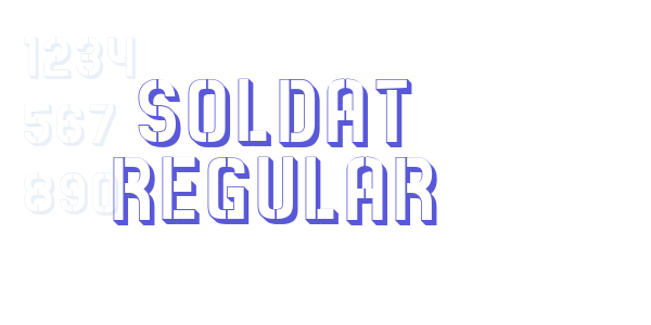 Soldat Regular font free