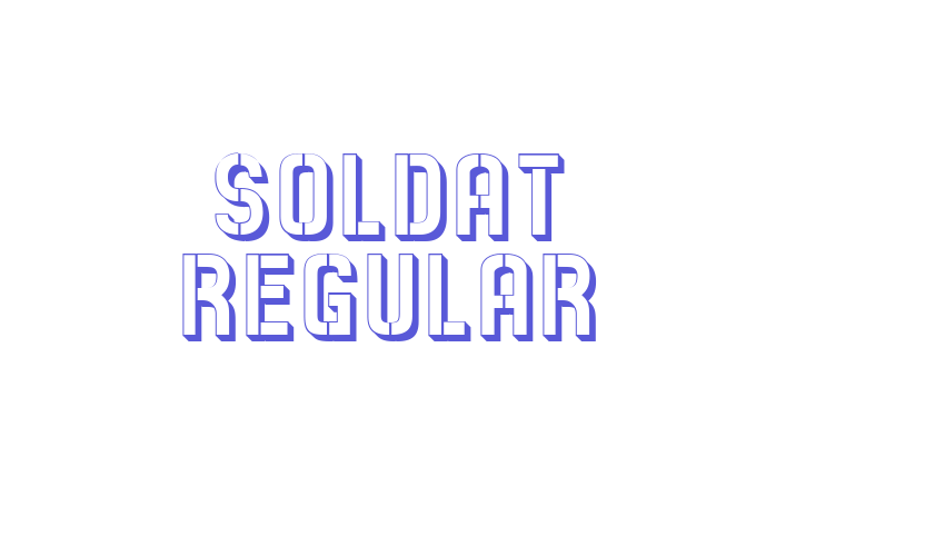 Soldat Regular Font