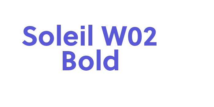 Soleil W02 Bold Font Download